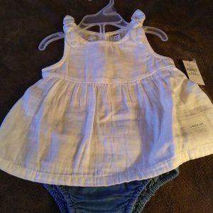 old navy 2 piece bloomer set